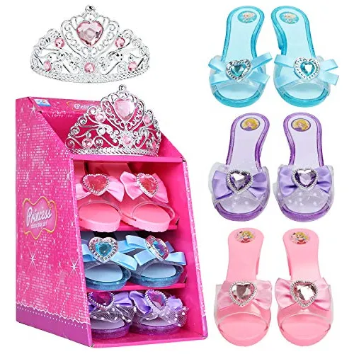 Conjunto De Juego Niñas, Vestidos De Princesa, Zapatos...