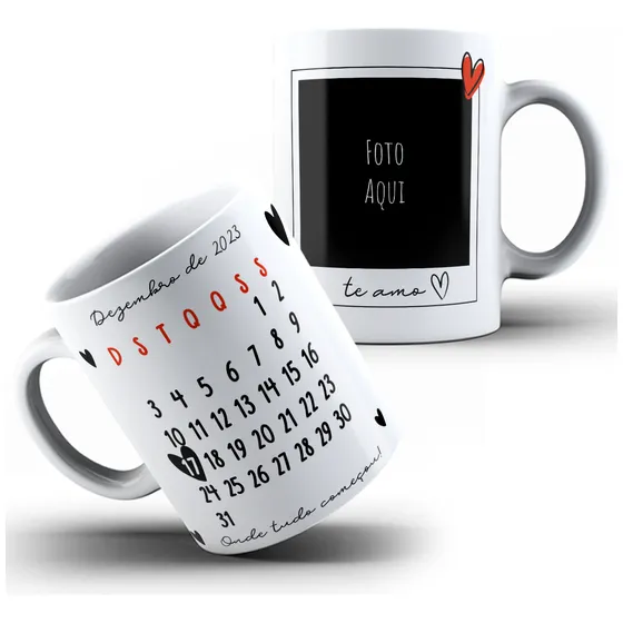Xícara Caneca Personalizada Presente Namorados Com Foto M1