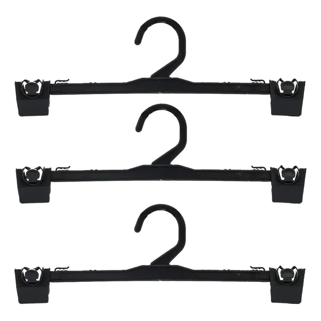 Percha Plastico Lenceria Pollera Pantalon Broche Pack 100