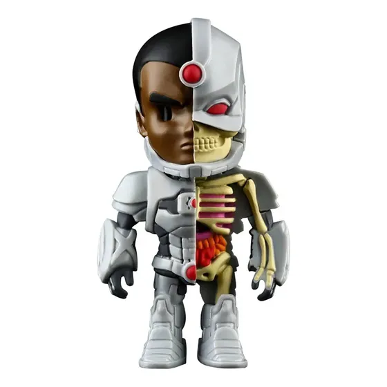 Boneco Cyborg Liga Da Justiça Dc Comics Xxray Mighty Jaxx