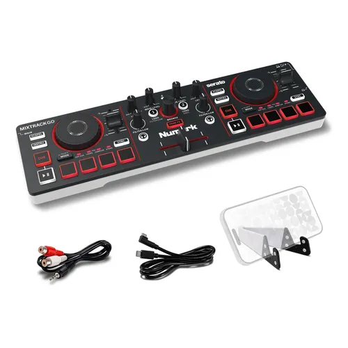 Numark Dj2go2 Touch Compact 2 Deck Usb Dj Controller Fo