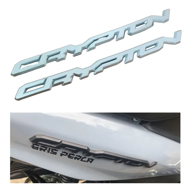Emblemas Yamaha Crypton Traseros Cola