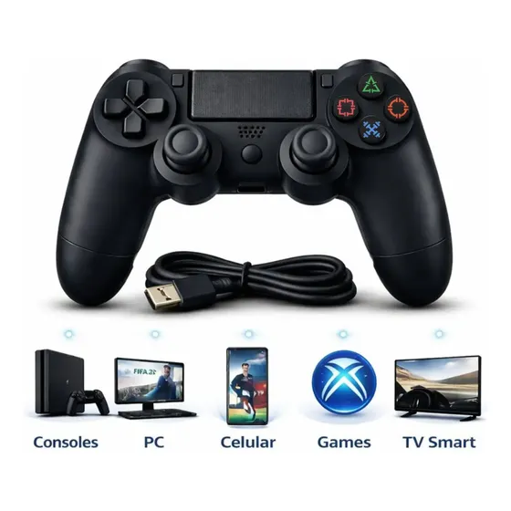 Controle Joystick Bluetooth Sem Fio Para PC TV Celular Videogame Mzcell