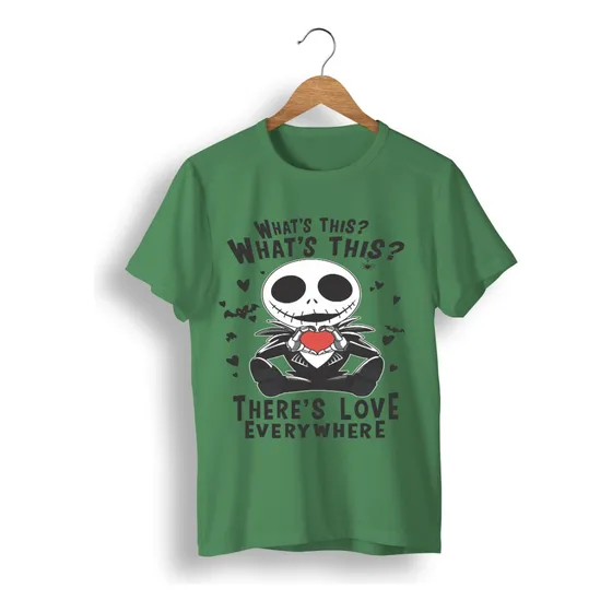 Remera Regalos San Valentin, Jack Skeleton  Precio Por 2 Uni