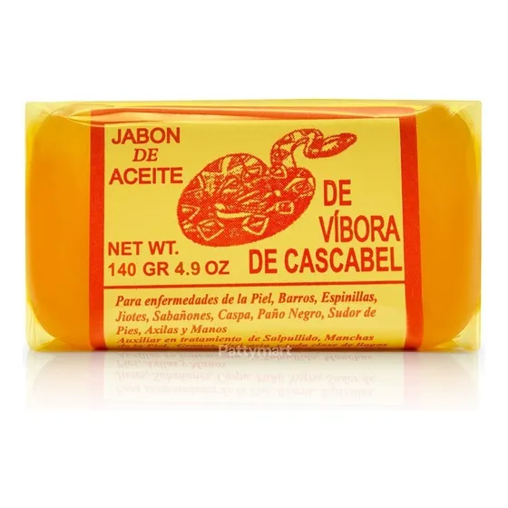 1 Jabon Aceite Vibora Cascabel Artesanal Cara Cuerpo Natural