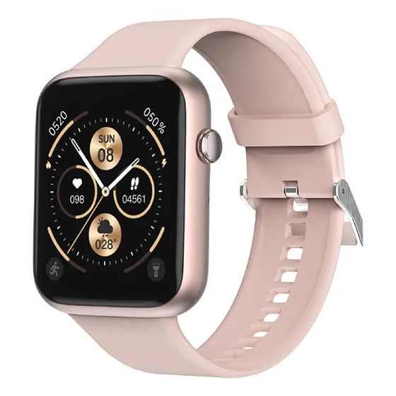 Smartwatch Reloj Inteligente Jd Capri Rosa 1.83 Llamadas Bluetooth Múltiples Modos Deportivos Presión Arterial Spo2 Control De Música