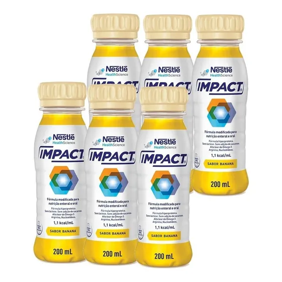 Kit Com 6 Unidades Impact (200ml) - Nestlé 