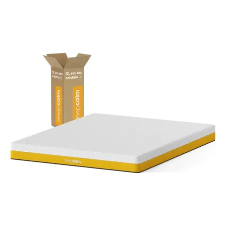 Colchão Queen Sleepcalm Elemental Firme - Espuma com Adaptabilidade 158x198cm