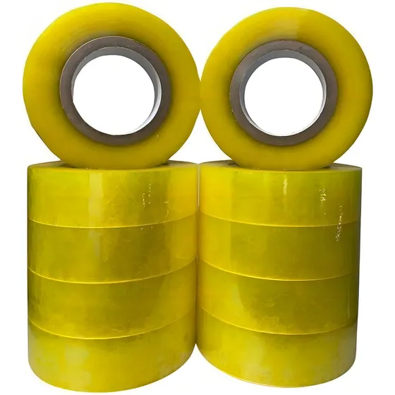 POP Imports kit 10 fita adesiva transparente 500m x 4.5cm