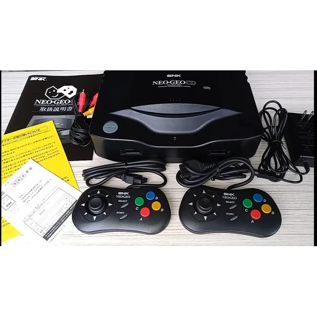 Consola Neo Geo Cd Snk Japonesa Negro
