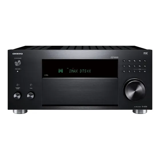 Onkyo TX-RZ50 receiver 9.2 canais 8k 3 zonas thx certificado