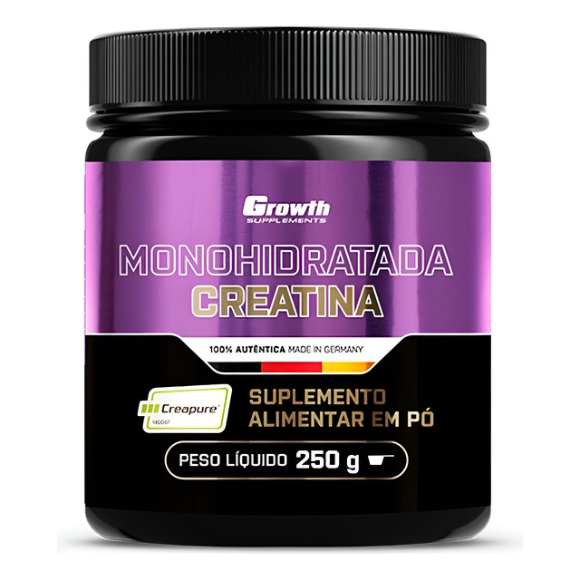 Suplemento Em Pó Growth Supplements Creatina Creapure 250g Suplemento Em Pó Growth Supplements Creatina Creapure 250g
