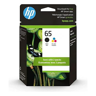 Cartuchos De Tinta Hp T0a36an 65 Negro Tricolor Paquete De 2 Cartuchos De Tinta Hp T0a36an 65 Negro Tricolor Paquete De 2
