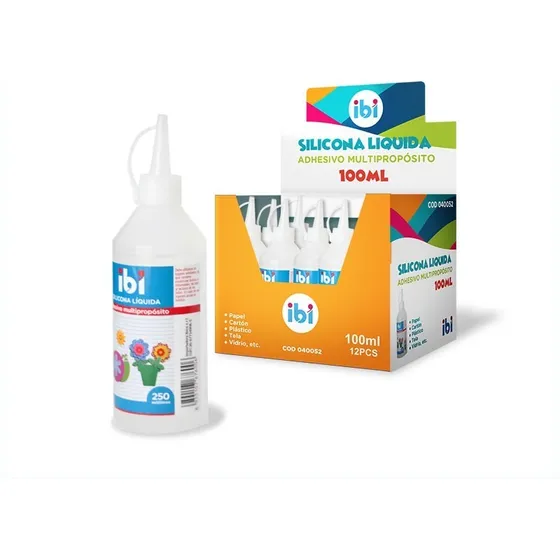 Silicona Liquida Adhesivo X 250 Ml - Scrapbooking- Ibi Craft