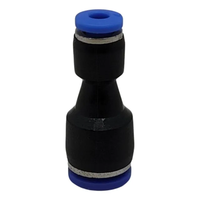 Conexão Pneumática União Emenda Com Redução 1/2 X 3/8 -4 Pçs