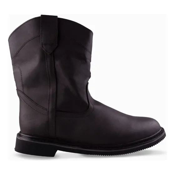 Bota Vaquera Para Caballero En Piel Color Café