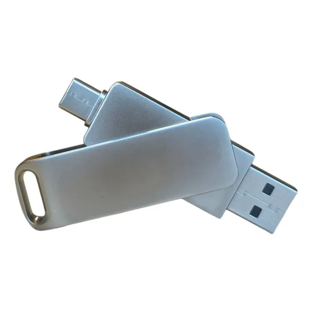 Pendrive Metálico Dual 1tb/1024gb Usb-b 2.0  Type C