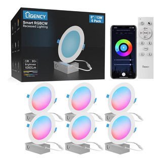 Smart Empotrable De 6 Pulgadas, Paquete De 6 Techos Wifi Ult Smart Empotrable De 6 Pulgadas, Paquete De 6 Techos Wifi Ult