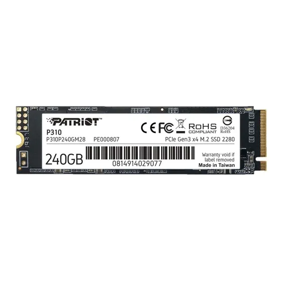 Disco Duro Solido M2 240gb Patriot P310 Gen 3x4