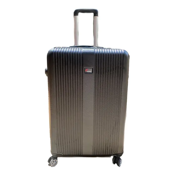 Maleta Viaje Cabina Avión 12 A 18 Kilos Material Abs Negro Lisa