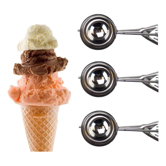 X3 Cucharas Helado Porcionadora Cuchara Helado Cuchara De Helado Bola De Helado 6cm Pasteleriacl