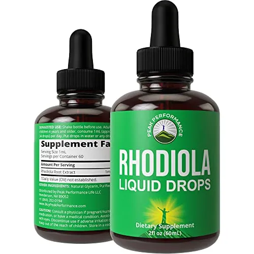 Suplemento De Gotas Líquidas De Rhodiola Rosea Para Una Mejo