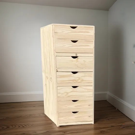 Cajonera Interior De Placard 7 Cajones 