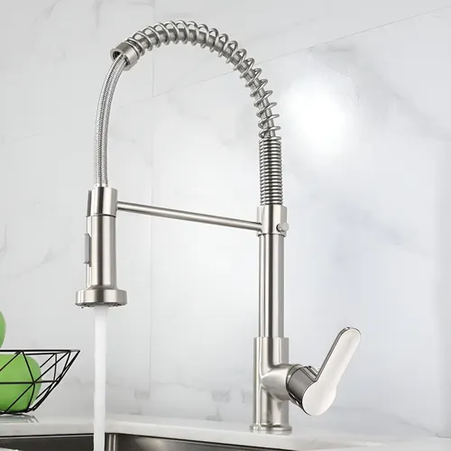 Torneira Prizi Gourmet ZX211011 cor Prata acabamento Brilhante