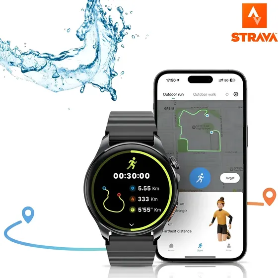 Smart Watch Strava Gps Integrado Satelite Corrida Androd Ios