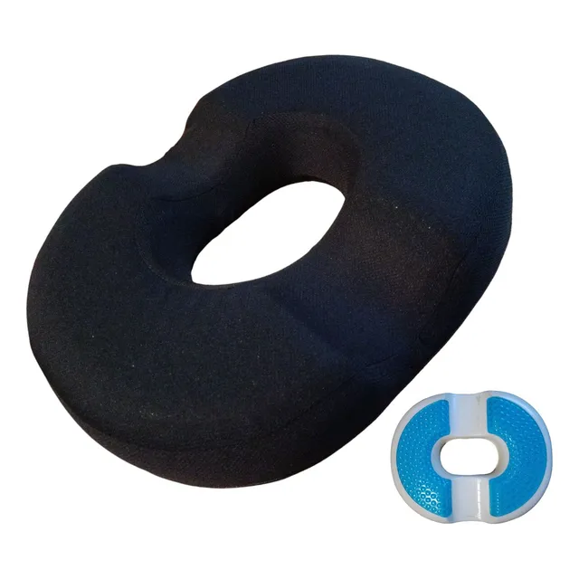 Asiento Dona Cojín Viscoelastico Con Gel Para Coxis 