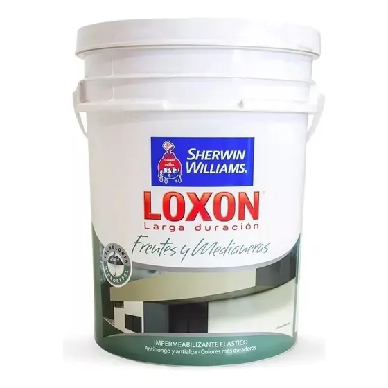 Loxon Ld Frentes Y Medianeras 20 Lt Sherwin Rex Color Gris