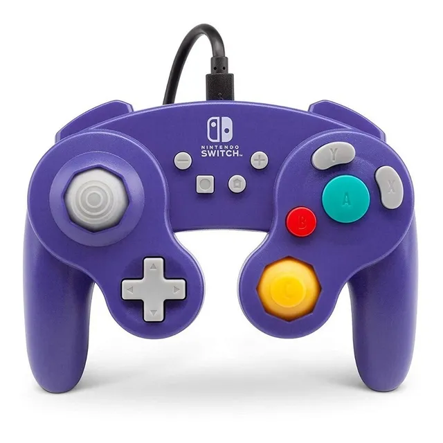 Control De Gamecube Para Nintendo Switch Morado (d3 Gamers)