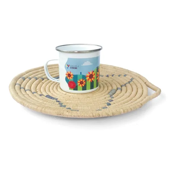 Tazas De Peltre Con Ilustración De Galipán
