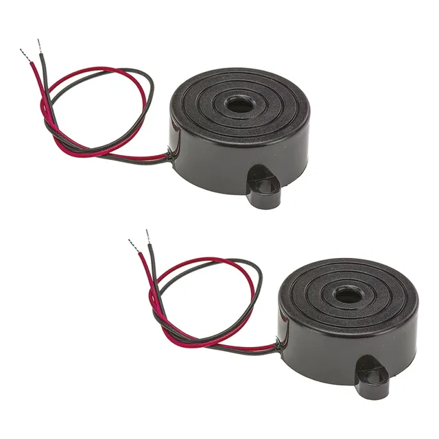 2 Pack X Buzzer Zumbador Piezoelectrico 3-24v 90db