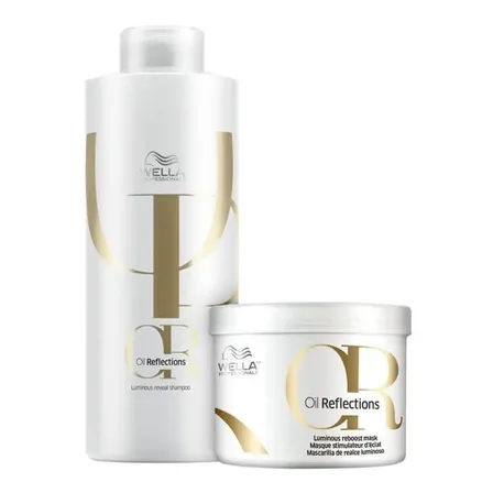 Wella Professionals Oil Reflections - Shampoo 1000ml + Máscara 500ml Kit
