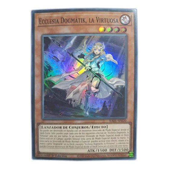 Yugi-oh! Dogmatika Ecclesia The Virtuous Ra01-en020 Super