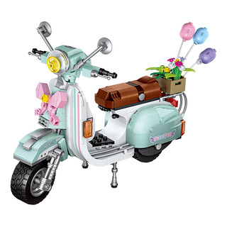 Conjunto De Construção De Blocos De Scooter Criativo Conjunto De Construção De Blocos De Scooter Criativo