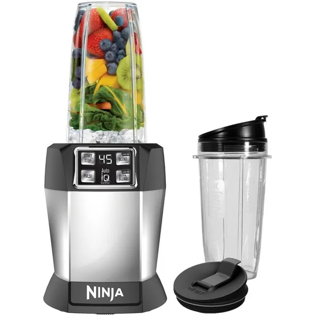 Ninja - Nutri Ninja® Auto-iq® - Bl480 Color Negro/Gris
