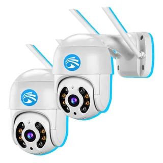 Kit 2 CĂąmeras Ip Wifi Externa Full Hd 1080p 100% Prova DĂĄgua Kit 2 CĂąmeras Ip Wifi Externa Full Hd 1080p 100% Prova DĂĄgua