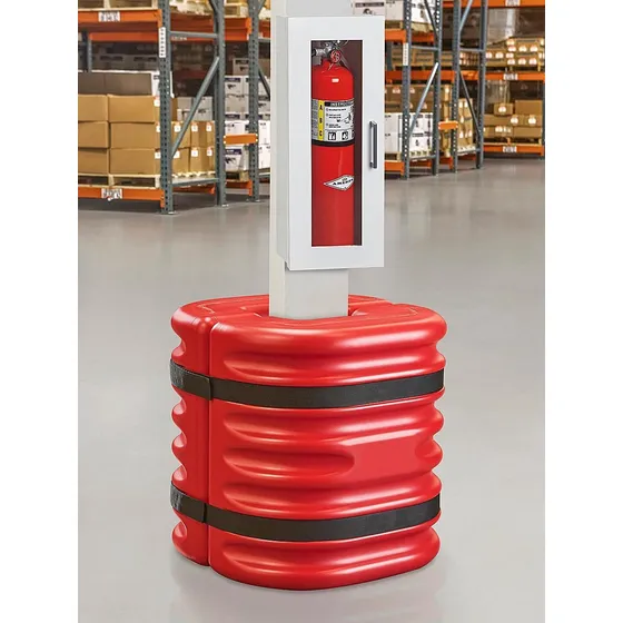 Protector De Columnas - 25cm, Rojo Mini - Uline