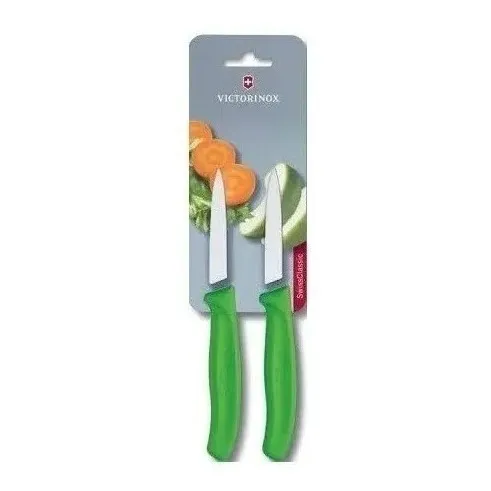 2 Cuchillos Fruta Mango Plastico Victorinox 4794 Xavi