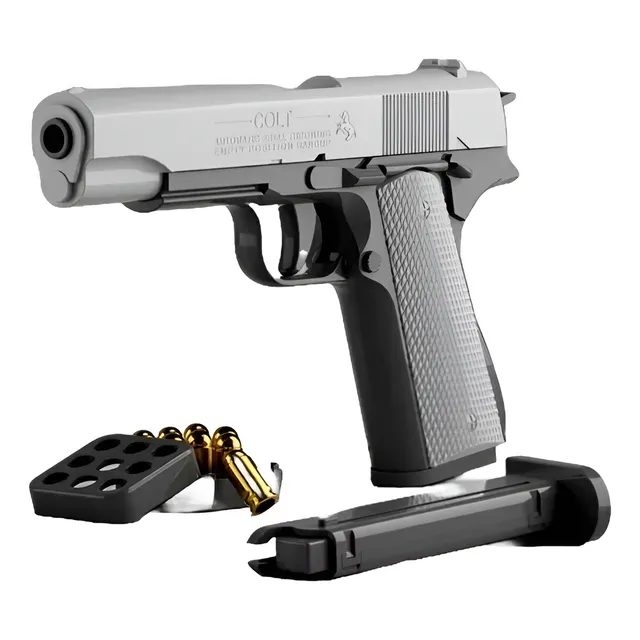 Pistola 1911 Colt De Juguete Fidget Antiestrés Zanahoria 3d