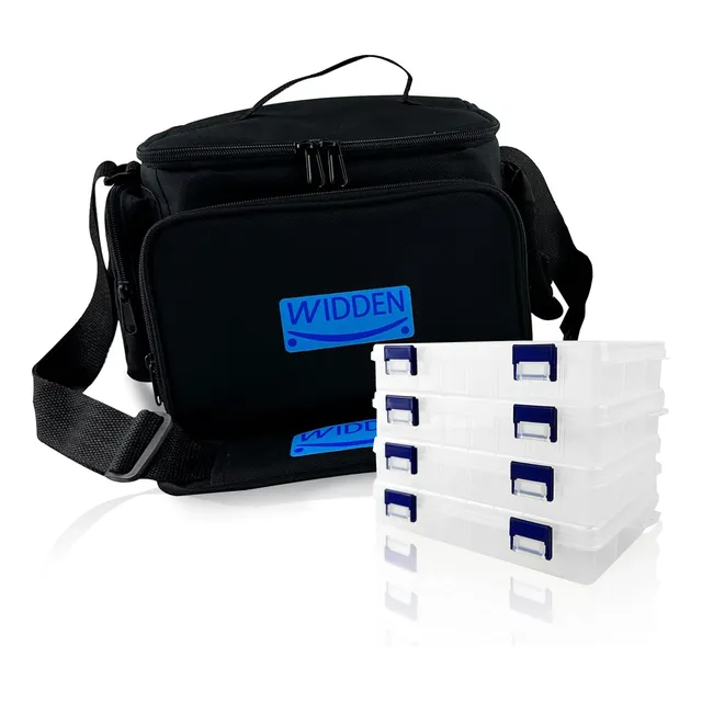 Bolso De Caña De Pescar Resistente Con 4 Cajas Para Agua