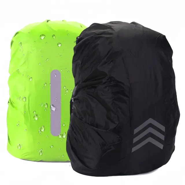 2pcs Cubre Mochila Cobertor Impermeable Reflectante Funda