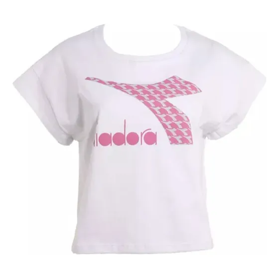 Remera Mujer Diadora Wcar Tee Blanco