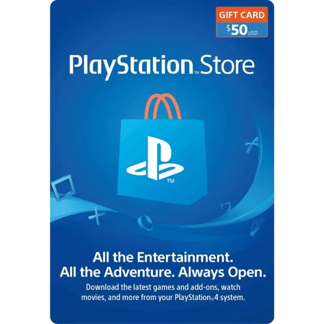 Tarjeta Psn Card 50 Usd | Ps3/4/5 Playstation Region Usa