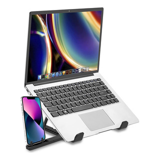Soporte Para Laptop Con Soporte Para Celular, 2 En 1 Soporte Para Laptop Con Soporte Para Celular, 2 En 1