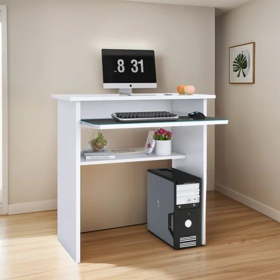  Escrivaninha Mesa Pc Para Quarto 75cm X 60cm
