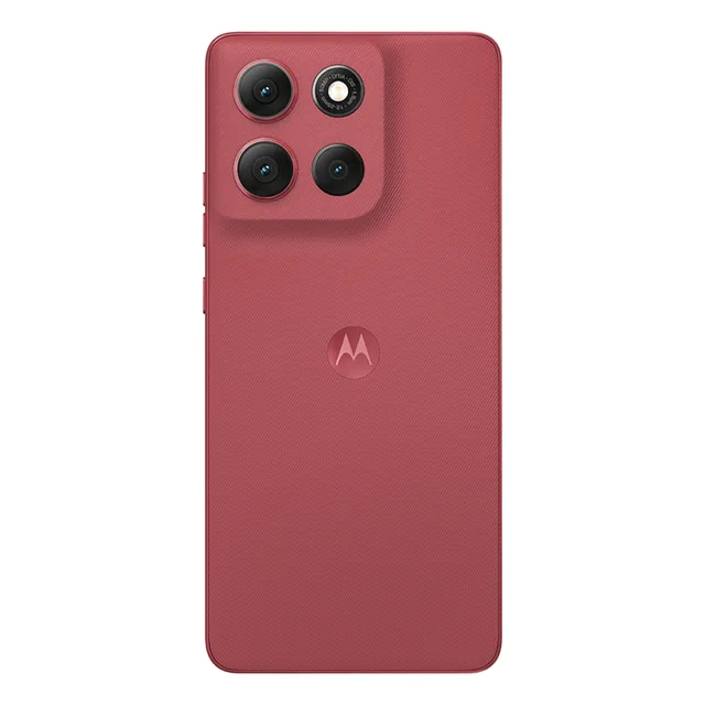 Smartphone Motorola Moto G86 5g, 256 GB, 24 GB (8 GB de RAM+16 GB de Ram Boost), pantalla LED de 1,5 K, cámara Sony Ois Moto Ai de 50 MP, vídeos de 4K, Ip68 + Ip69, rojo
