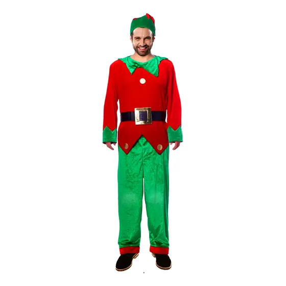 Traje De Elfa Elfo De Navidad Disfraz Elfo Adulto Mujer Hombre